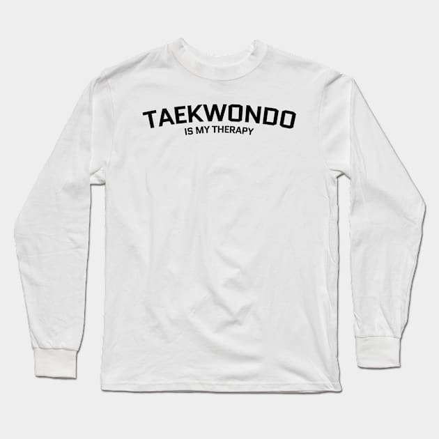 taekwondo Long Sleeve T-Shirt by Mandala Project